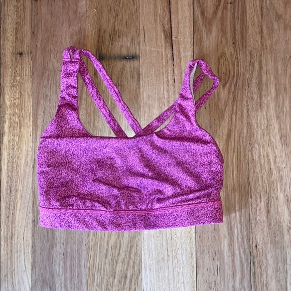 pink lululemon sports bra - Picture 1 of 2
